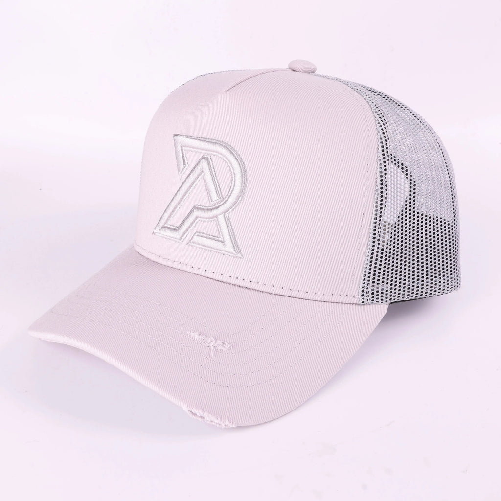 AR logo Tucker Cap cloud grey